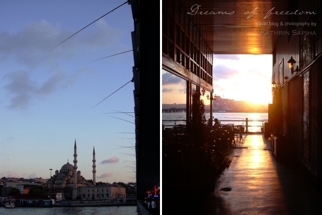 Sunset - Galata Bridge - Istanbul - Turkey